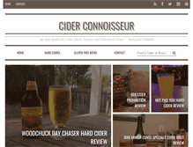 Tablet Screenshot of ciderconnoisseur.com